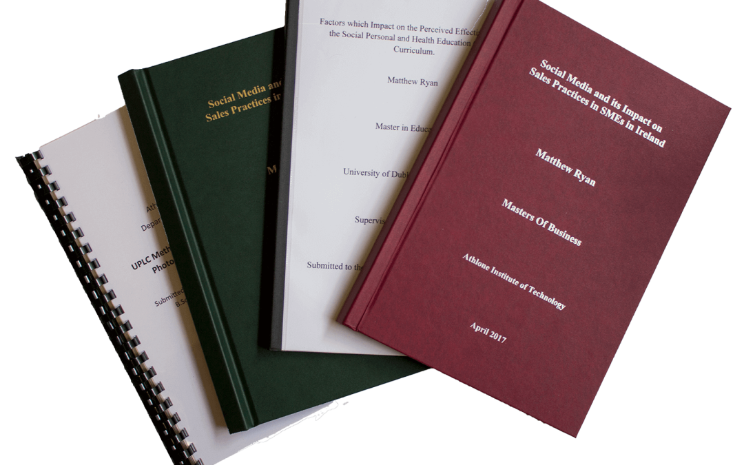 Thesis Binding Options: Tips on Choosing the Right Option for Your Academic Paper