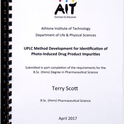 Wire Bound Thesis, Thesis Binding | Athalone Printing