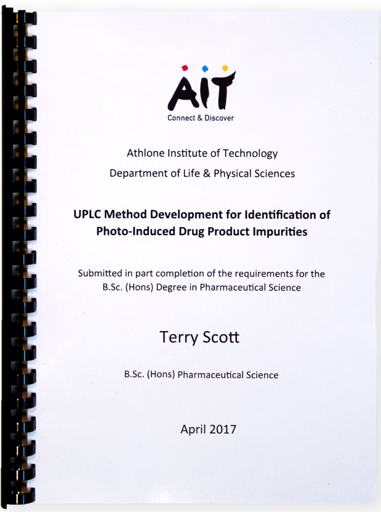 Thesis Printing And Binding Athlone Printing