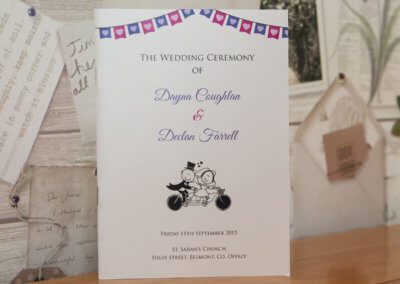 wedding invitation bunting