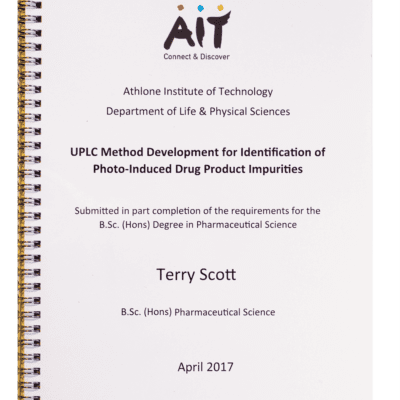 Wire Bound Thesis | Athalone Printing