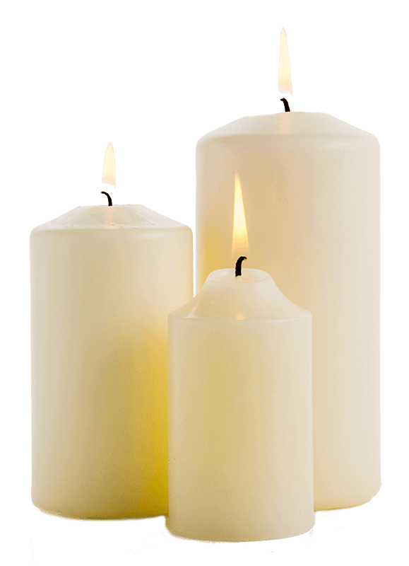 Three White Candles