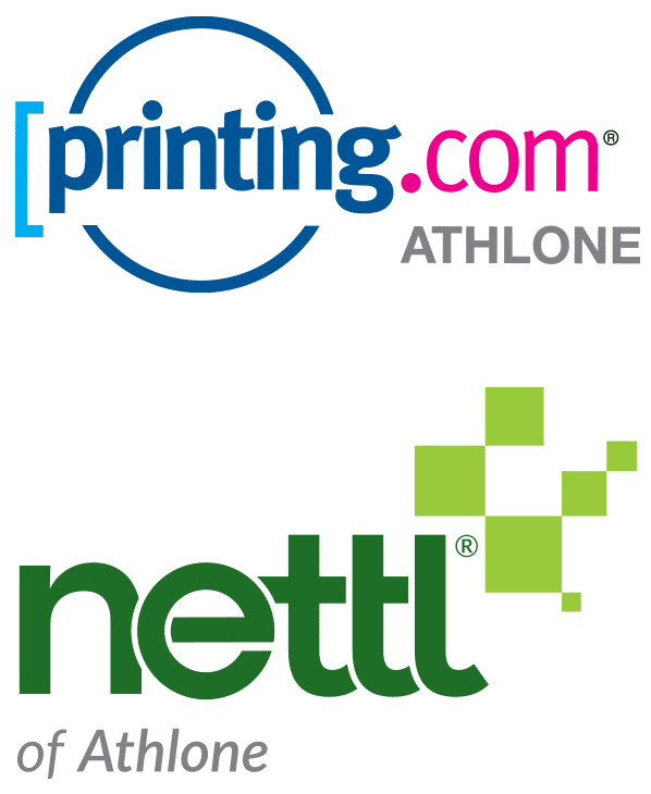 Athlone Logos PDC & Nettl Front view of Athlone Printing Shop